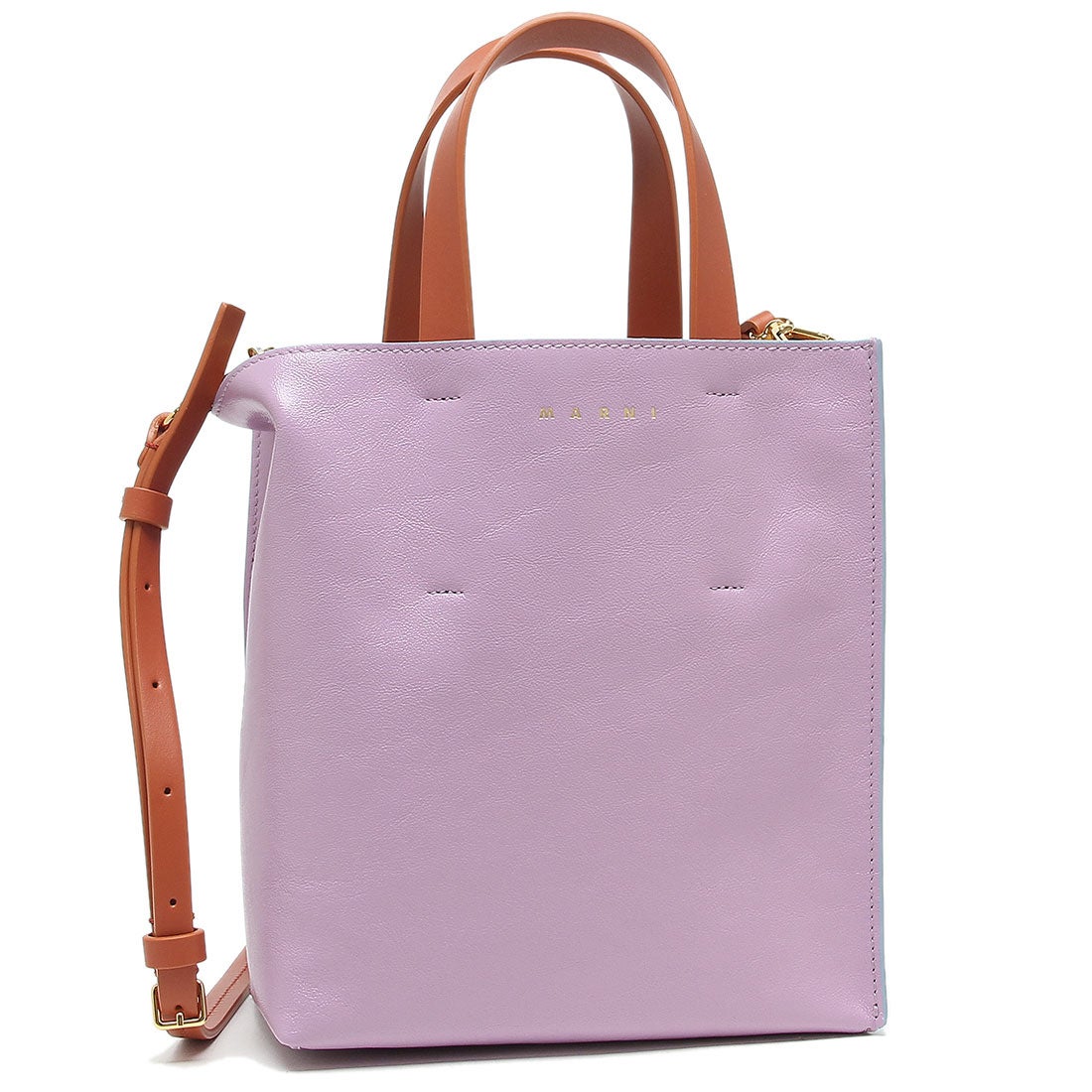 マルニ MARNI ハンドバッグ ショルダーバッグ ミュゼオ 2WAY パープル