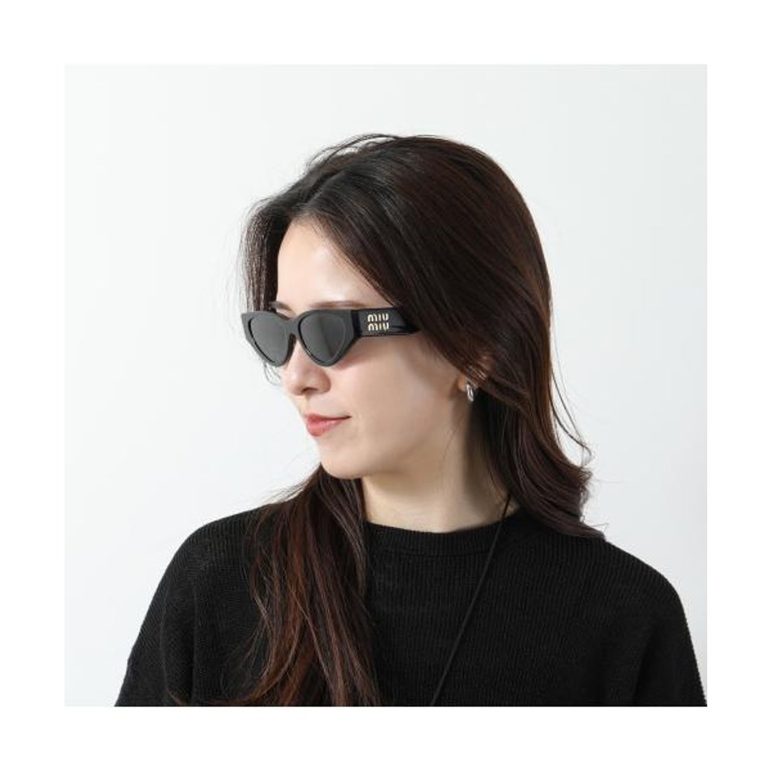 ミュウミュウ Miu Miu MIUMIU サングラス 0MU 03ZS オーバル