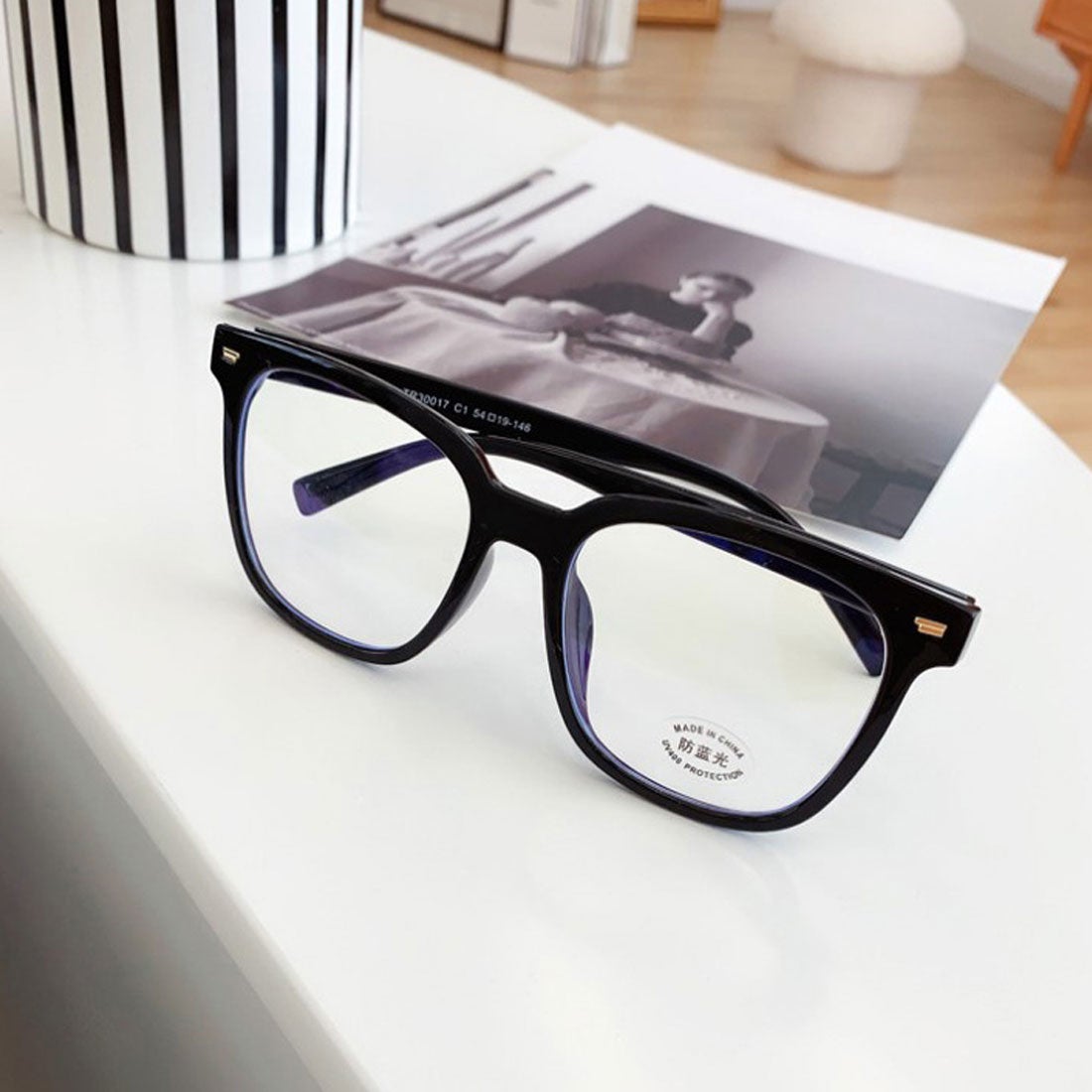 miniministore ブルーライトカットメガネ レディース - ファッション