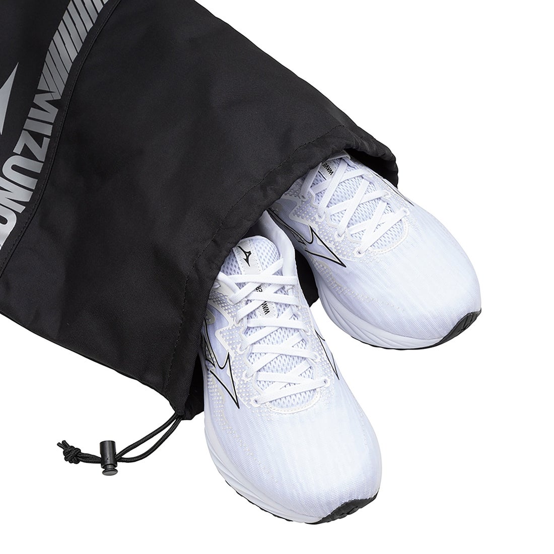 MIZUNO ミズノ シューズ袋(ブラック×ライム) 33JMB00394 サッカー