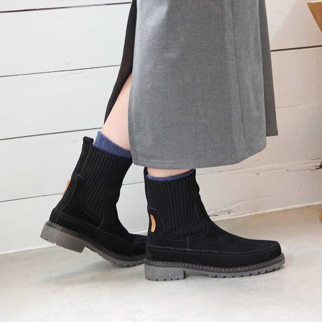 ミネトンカ MINNETONKA ショートブーツ 18m09-2-bl （BLACK） -waja