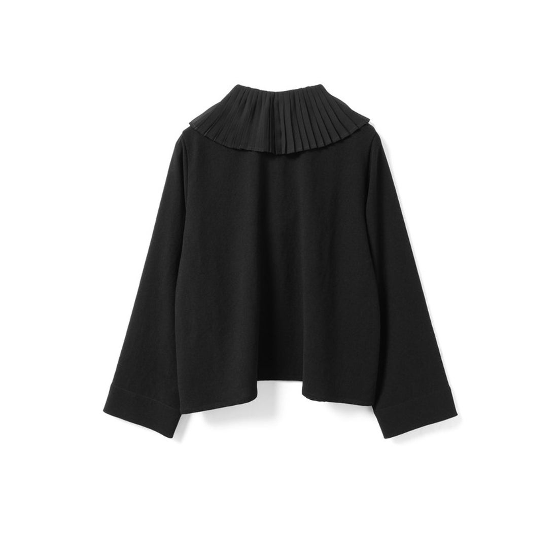 ミズイロインド mizuiro ind mizuiro ind プリーツカラーシャツプル