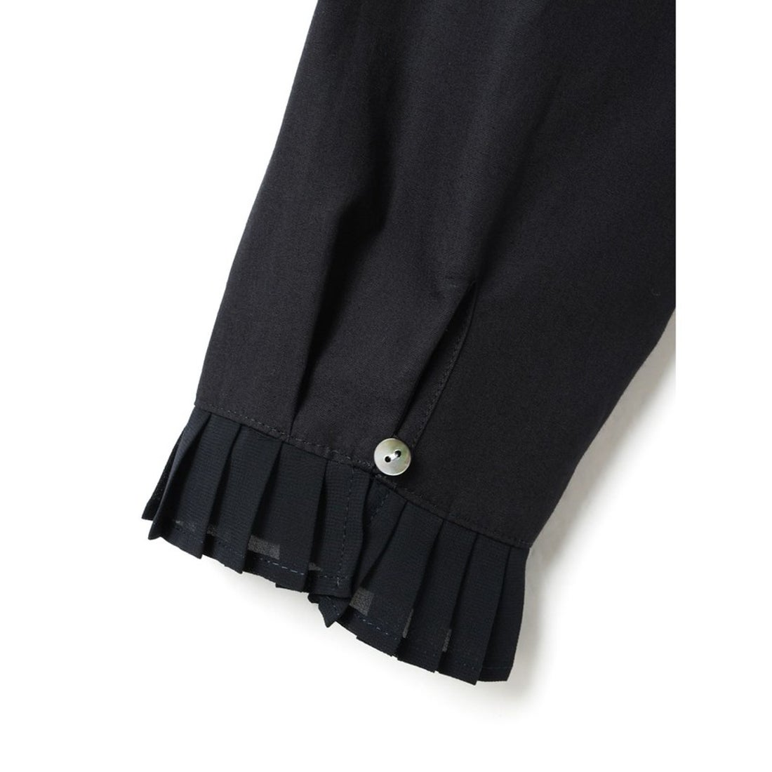 ミズイロインド mizuiro ind mizuiro ind プリーツカラーシャツ （オフ