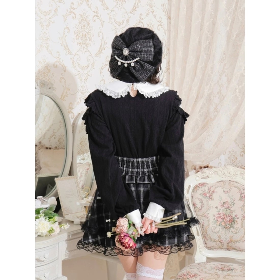 ノエミー NOEMIE さきまるちゃんコラボ！メニーリボンチュールフレア