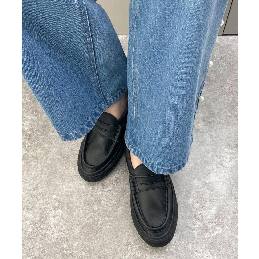 フレディエミュ fredy emue CONVERSEオールスターチャンクローファー