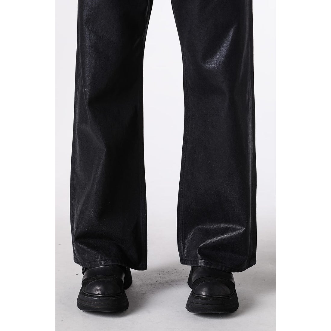 ノーメンテナンス NO MAINTENANCE BAGGY DENIM （WAXED BLACK） -FASCINATE