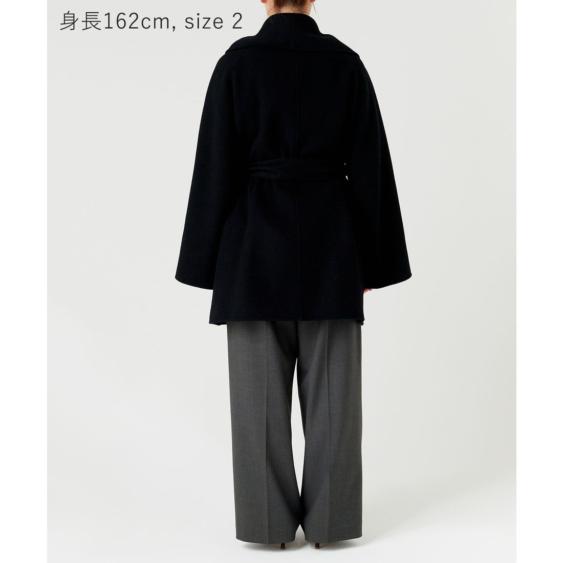 ノーク N.O.R.C ウールメルトンミドルリバーコート （グレージュ