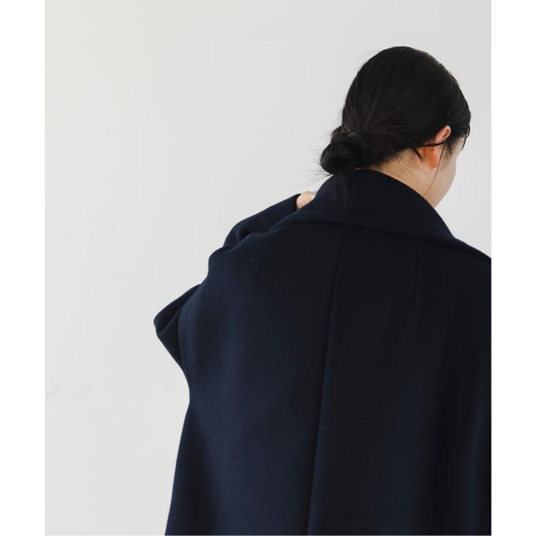ノーブル NOBLE 《追加》スタンドカラーオーバーコート （ネイビー