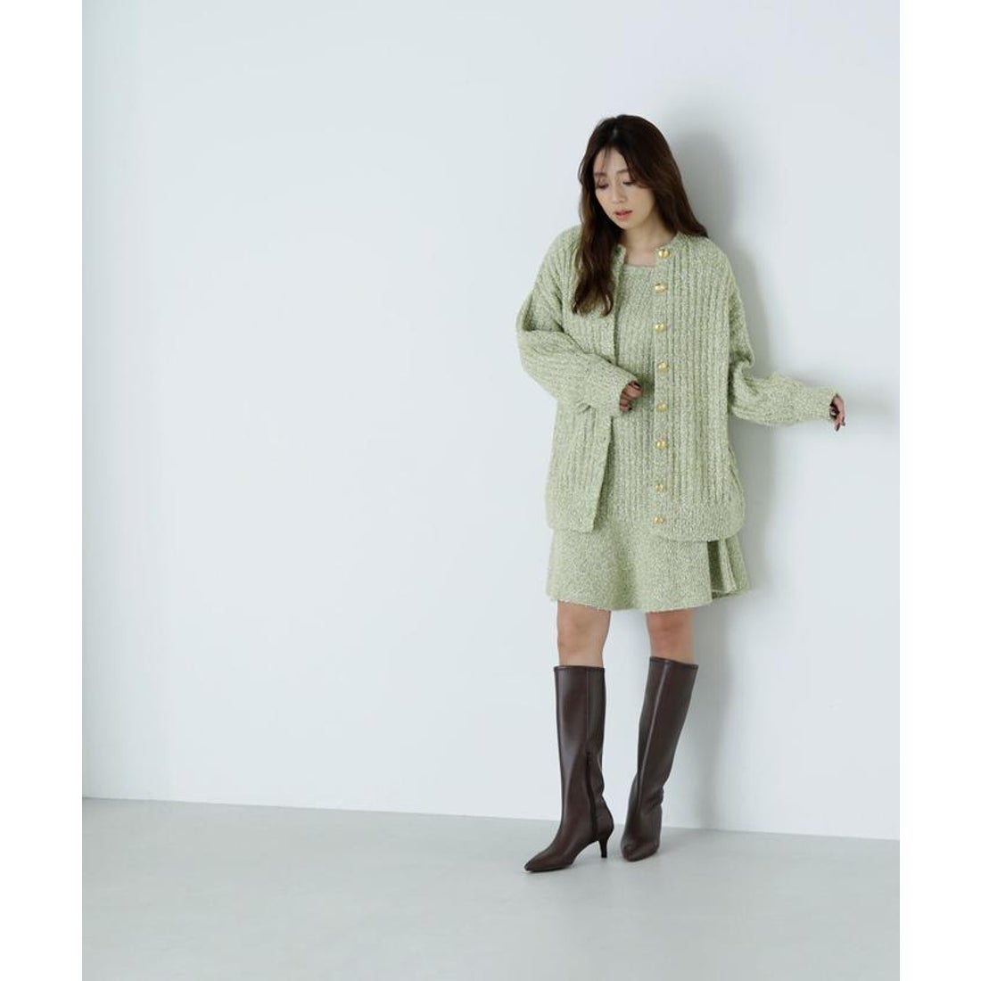 ナチュラルビューティーベーシック NATURAL BEAUTY BASIC ツイードミニ