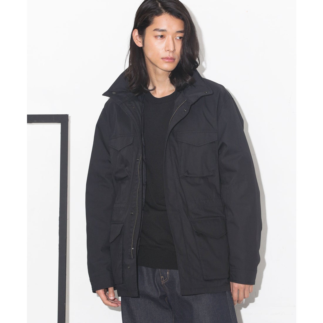 ナノ・ユニバース NANO universe ハイブリッドM－65ブルゾン(別売り