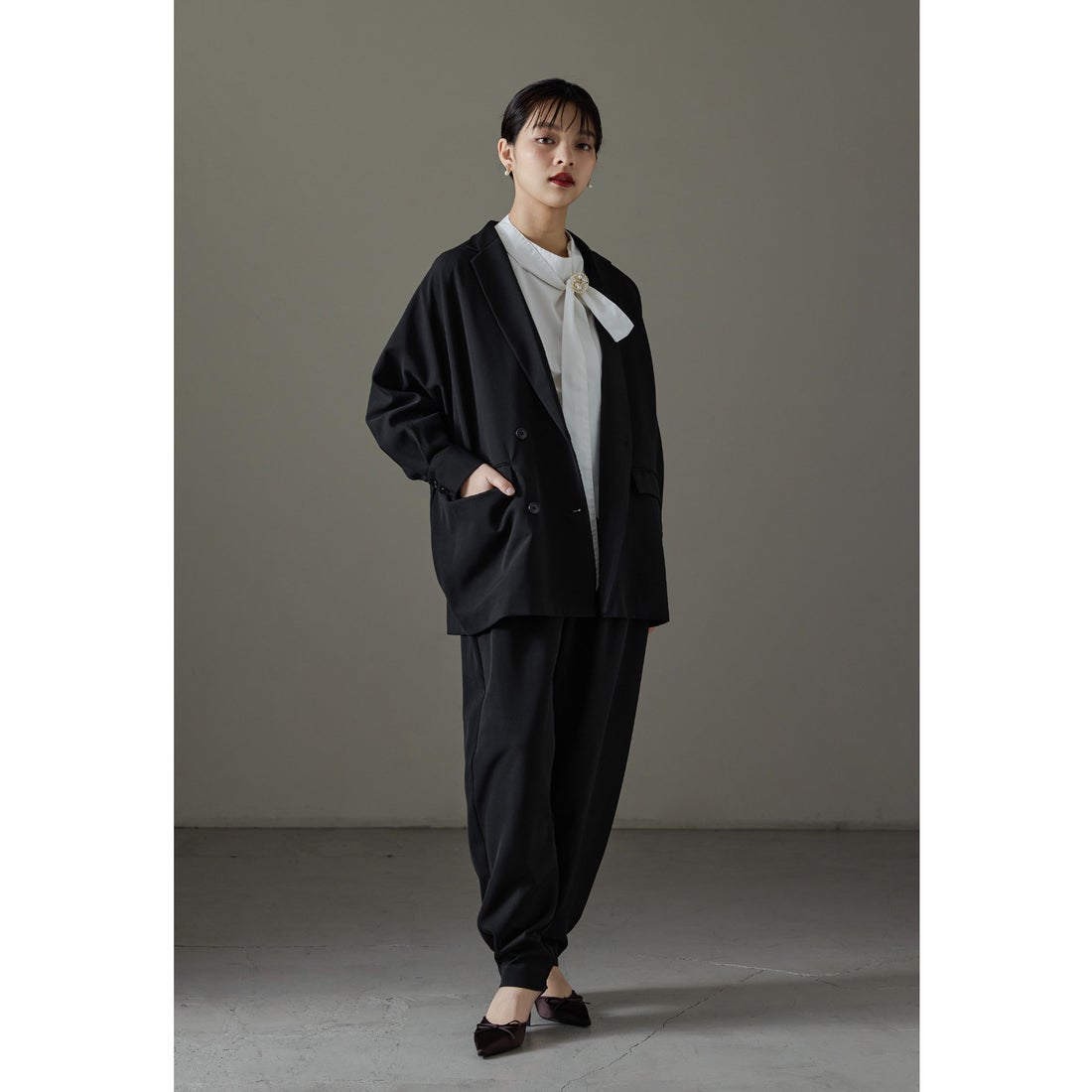 ニアナ niana ドルマンスリーブデザインパンツスーツ レディース 2点