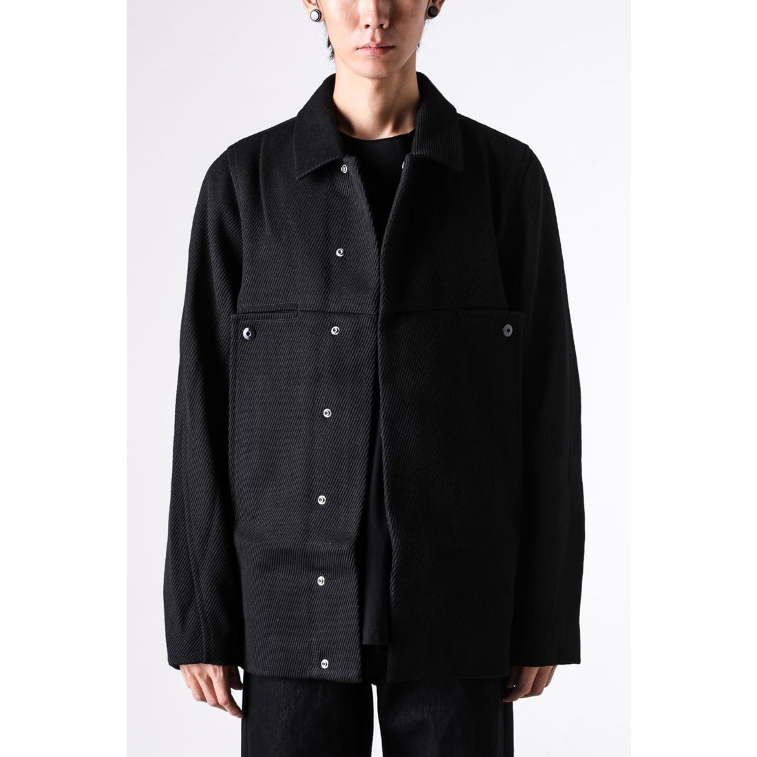 オマールアフリディ Omar Afridi NOVA OVERCOAT （BLACK） -FASCINATE