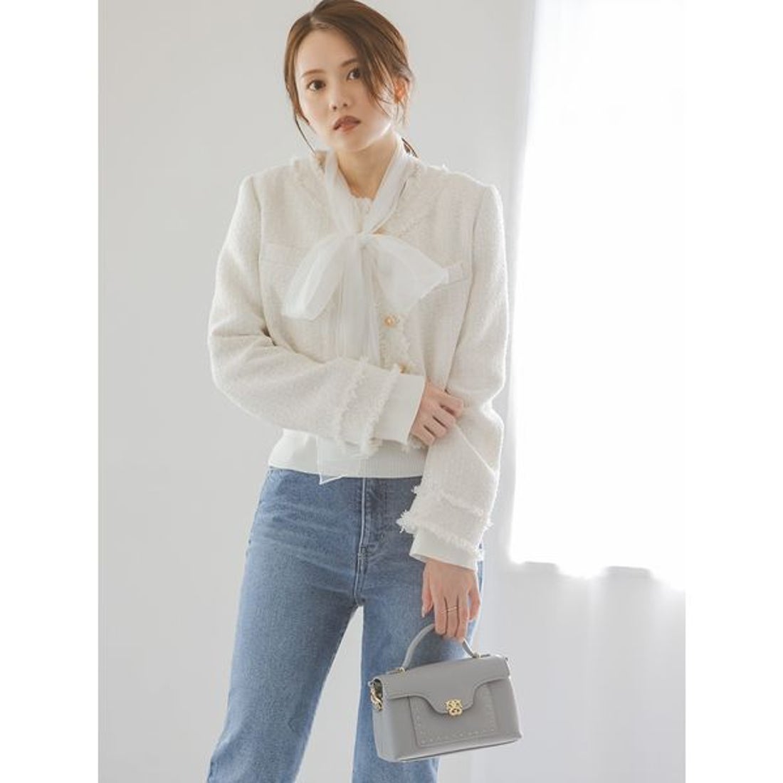 スナイデル SNIDEL ツイードジャケット （NVY） - ファッション通販 d