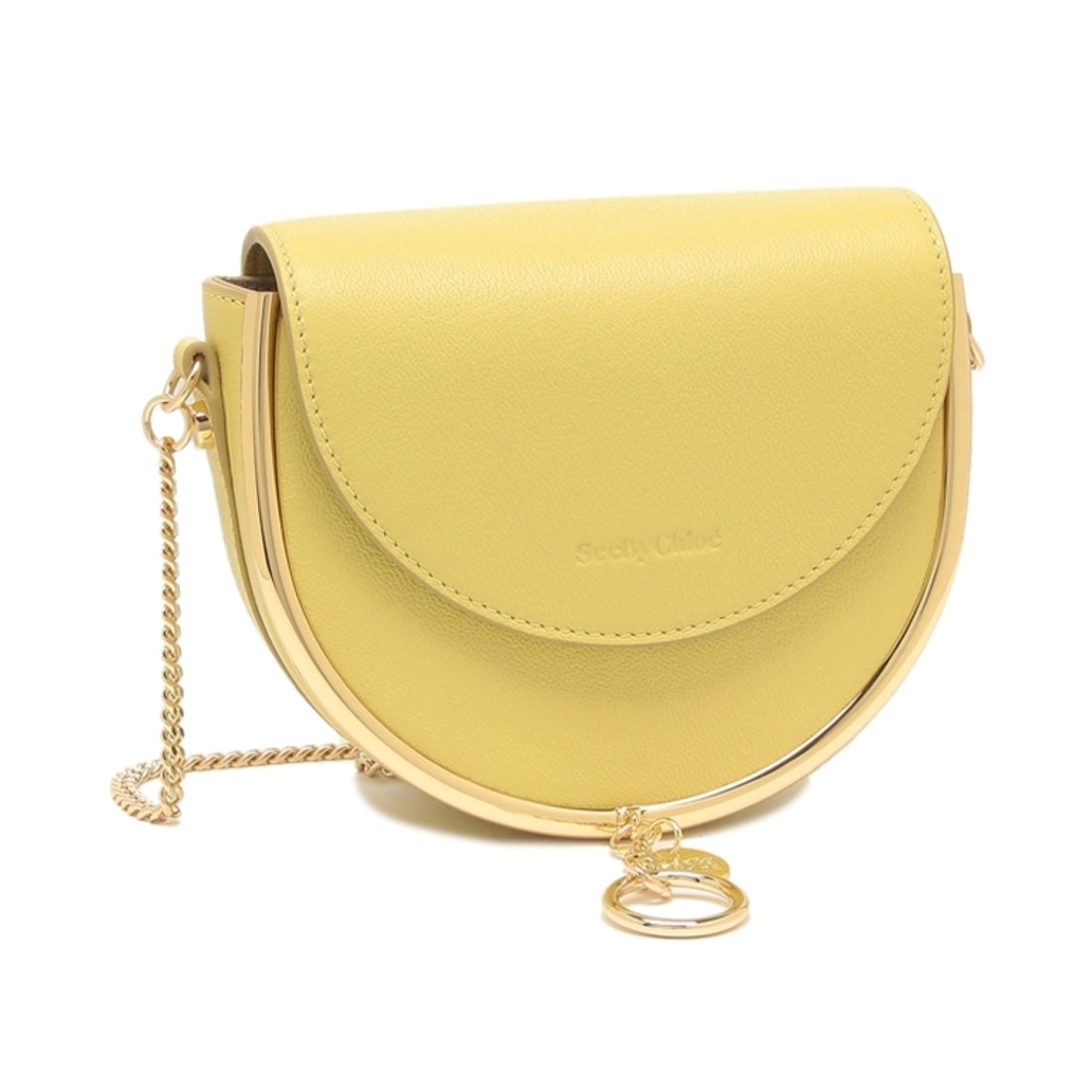 シーバイクロエ See By Chloe ショルダーバッグ マラ イエロー