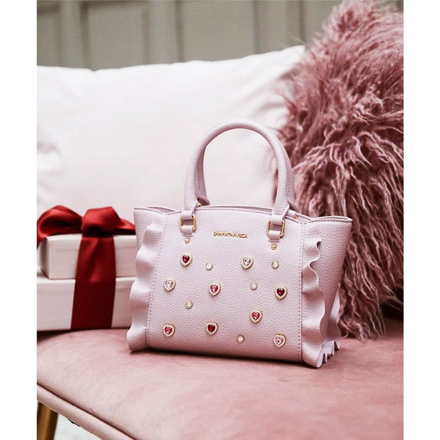 サマンサベガ SAMANTHAVEGA ビジューフラッター(ミニ) (ピンク