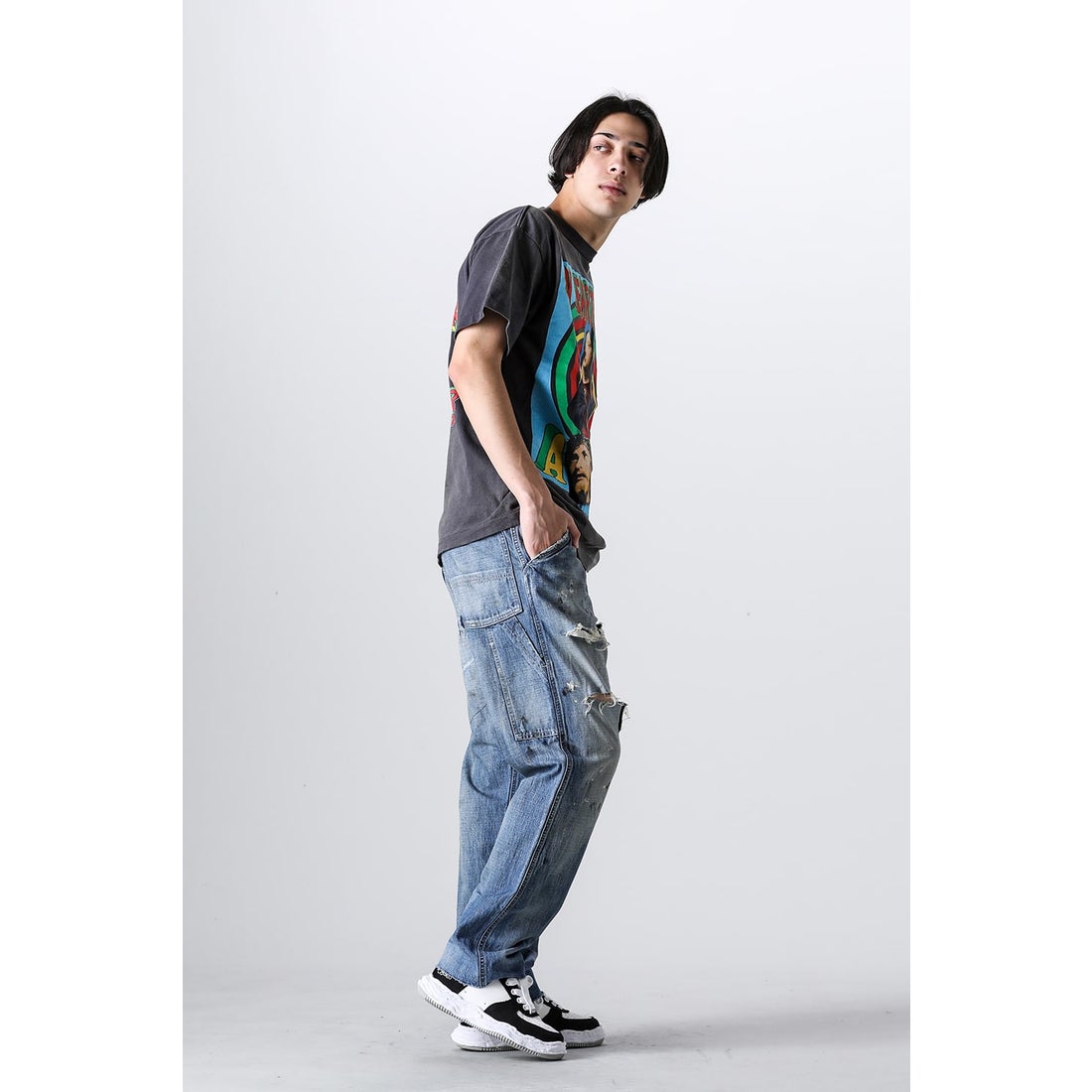 SAINT Mxxxxxx Painter Denim Pants （Blue） - Osaka / Kyoto, -FASCINATE