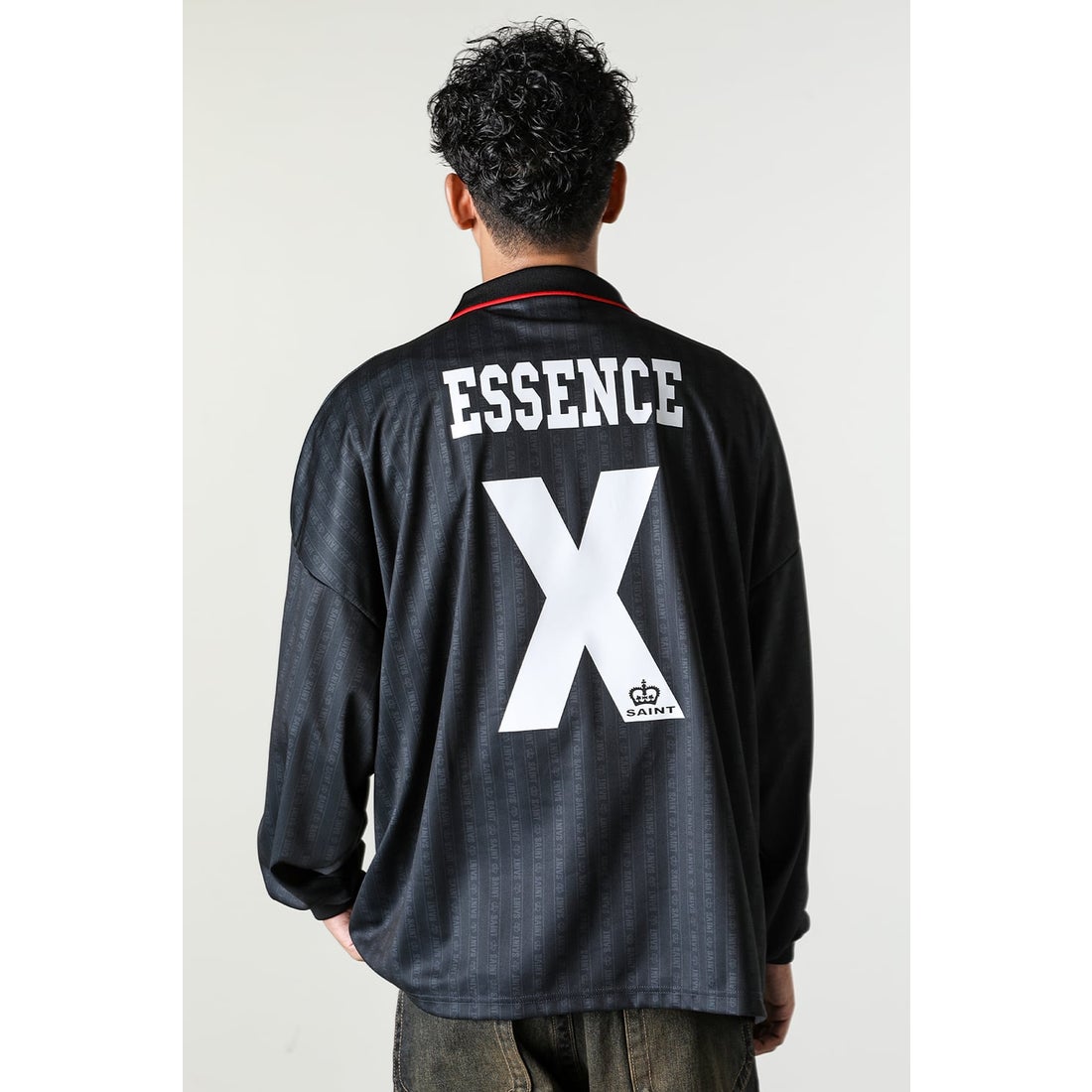 SAINT Mxxxxxx FAITH Soccer Shirt （Black） - Osaka / Kyoto, -FASCINATE