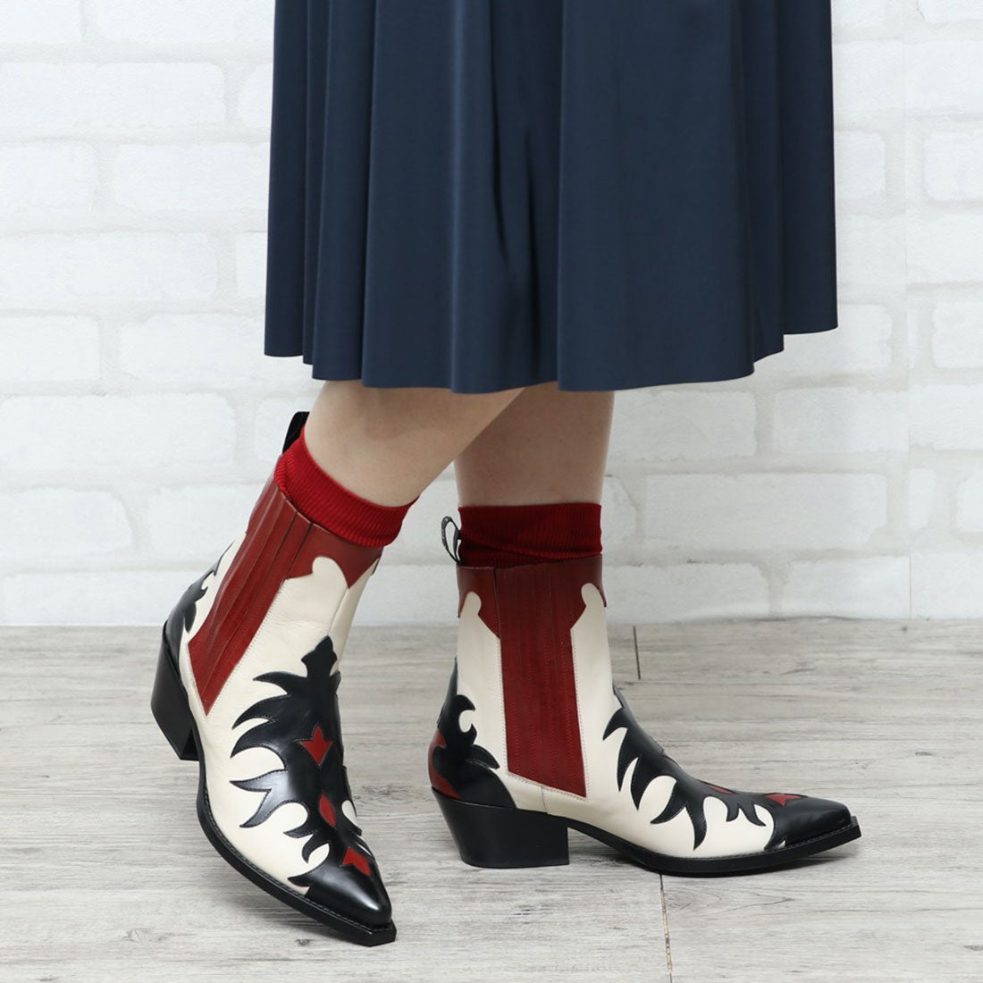 サルトル SARTORE マルチカラーウエスタンブーツ （マルチ