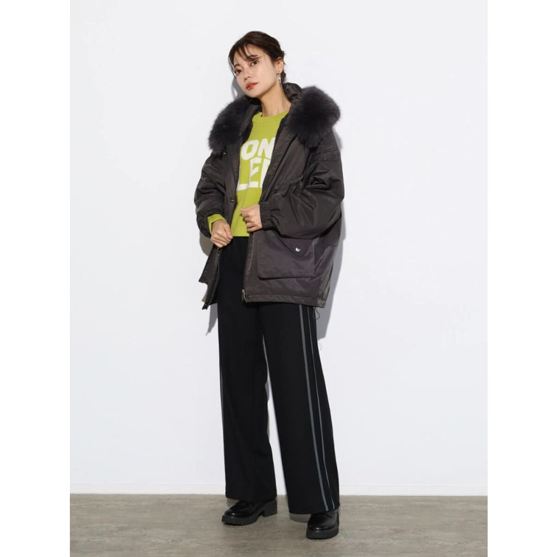 スコットクラブ SCOTCLUB ファーフーディモッズアウター