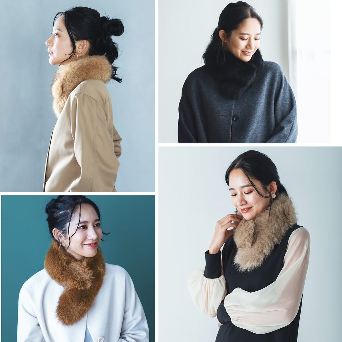 サンキョウショウカイ 三京商会 フォックス ファー マフラー