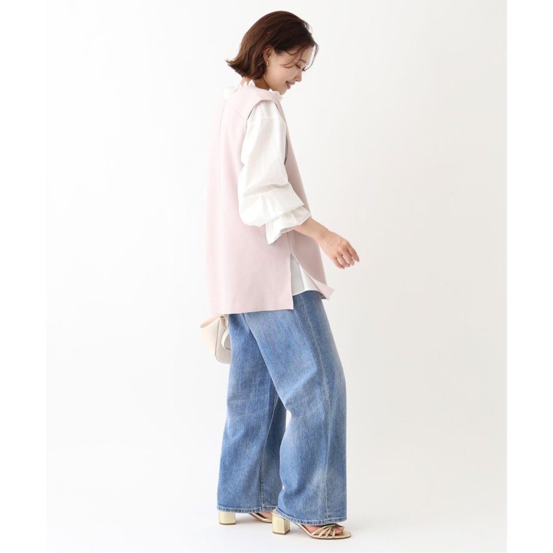 スローブ イエナ SLOBE IENA 《追加》タイプライターフリルカラー