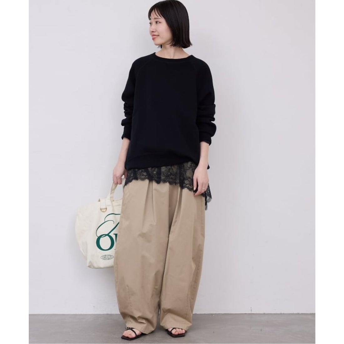 スローブ イエナ SLOBE IENA 《WEB限定/追加6予約》レースコンビ