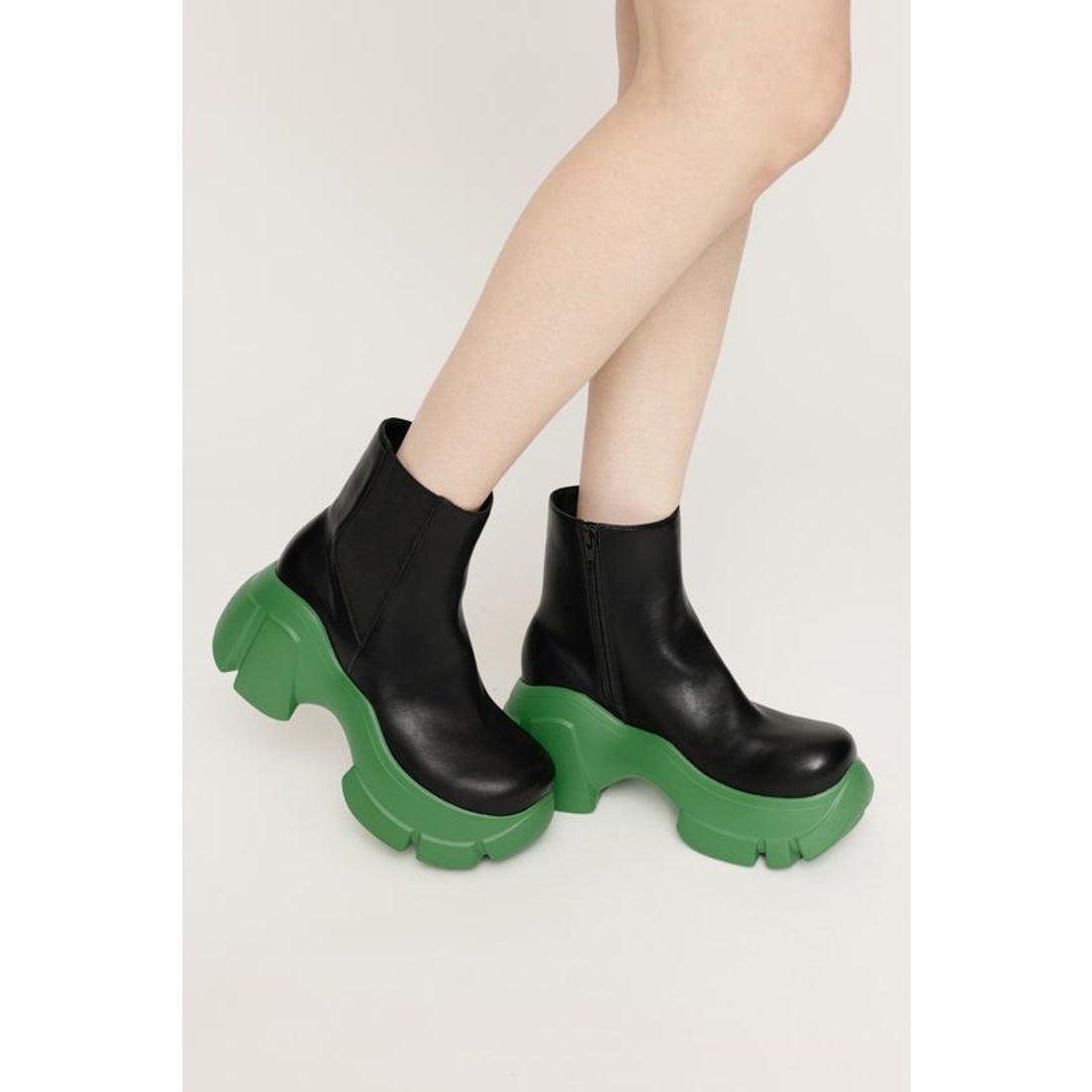 スライ SLY COLOR SOLE SHORT ブーツ （M/GRN7） - ファッション通販