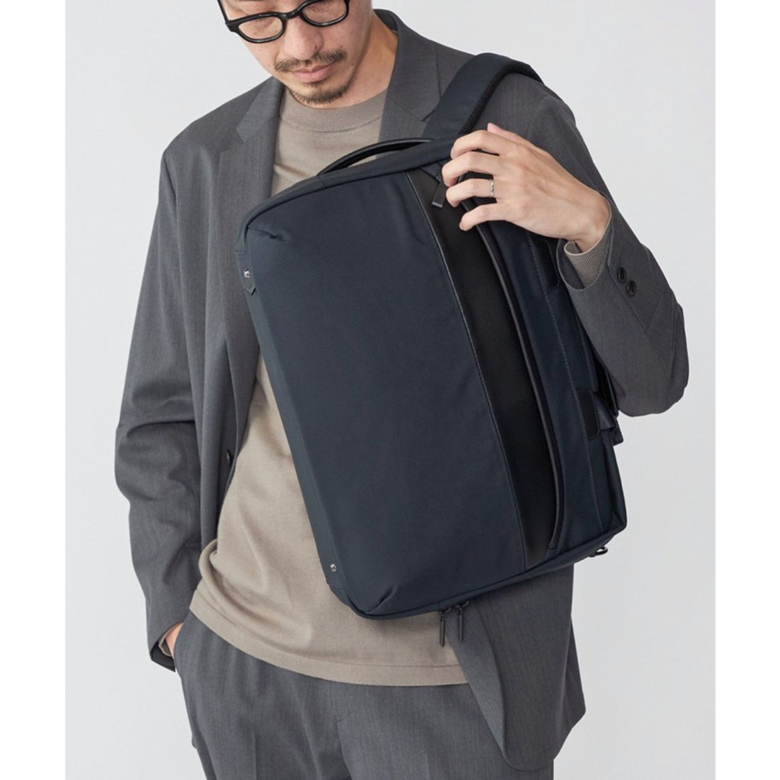 シップス SHIPS SHIPS: バリスティックナイロン 3WAY ブリーフ バッグ