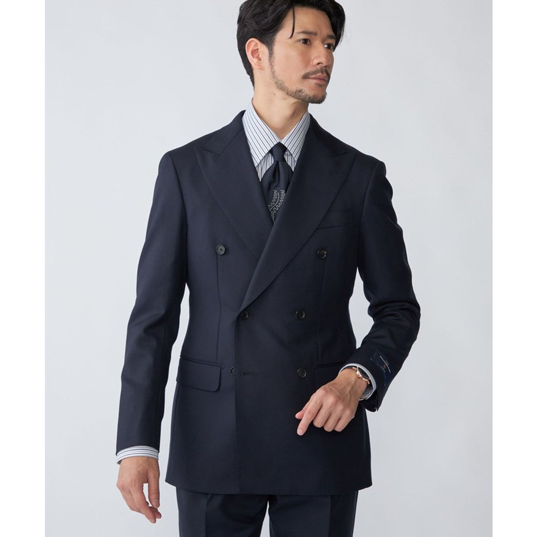 シップス SHIPS SHIPS: Ermenegildo Zegna ELECTA ダブルブレスト