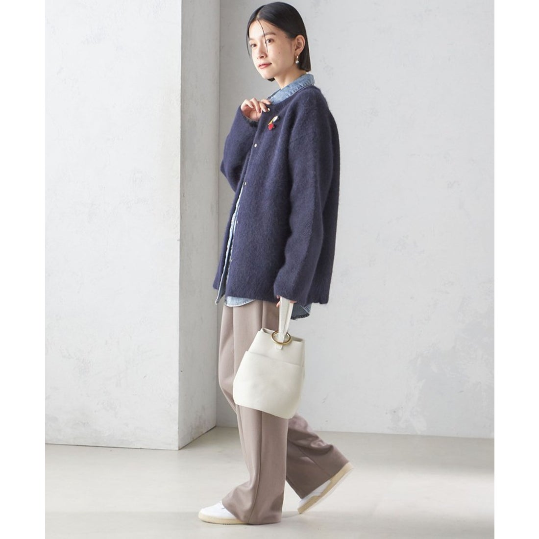 シップス SHIPS ニット コート （グレー） - ファッション通販 d fashion