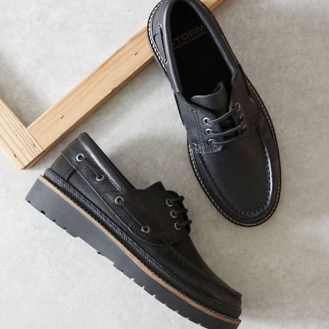 ストーム STORM デッキシューズ 150e-rod-eubl （EURO/BLACK） -靴