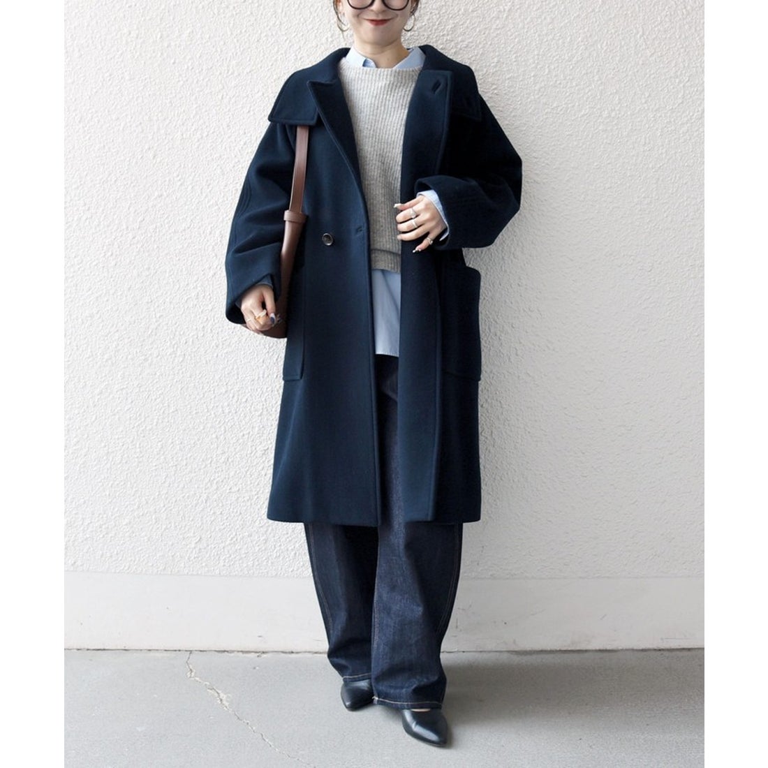 シップス エニィ SHIPS any SHIPS any: PURE WOOL スタンド ＆ ビッグ