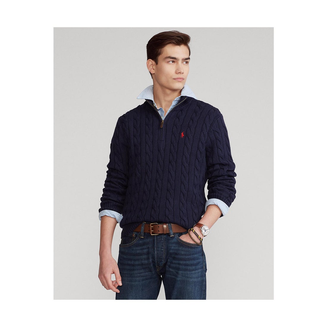 ポロ ラルフ ローレン POLO RALPH LAUREN ケーブルニット コットン