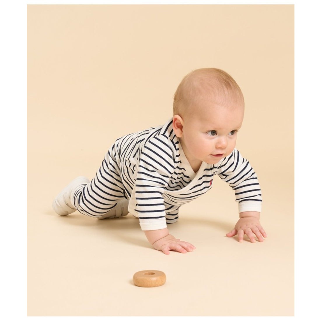 プチバトー PETIT BATEAU ベビー3点セット【返品不可商品】 （オフ