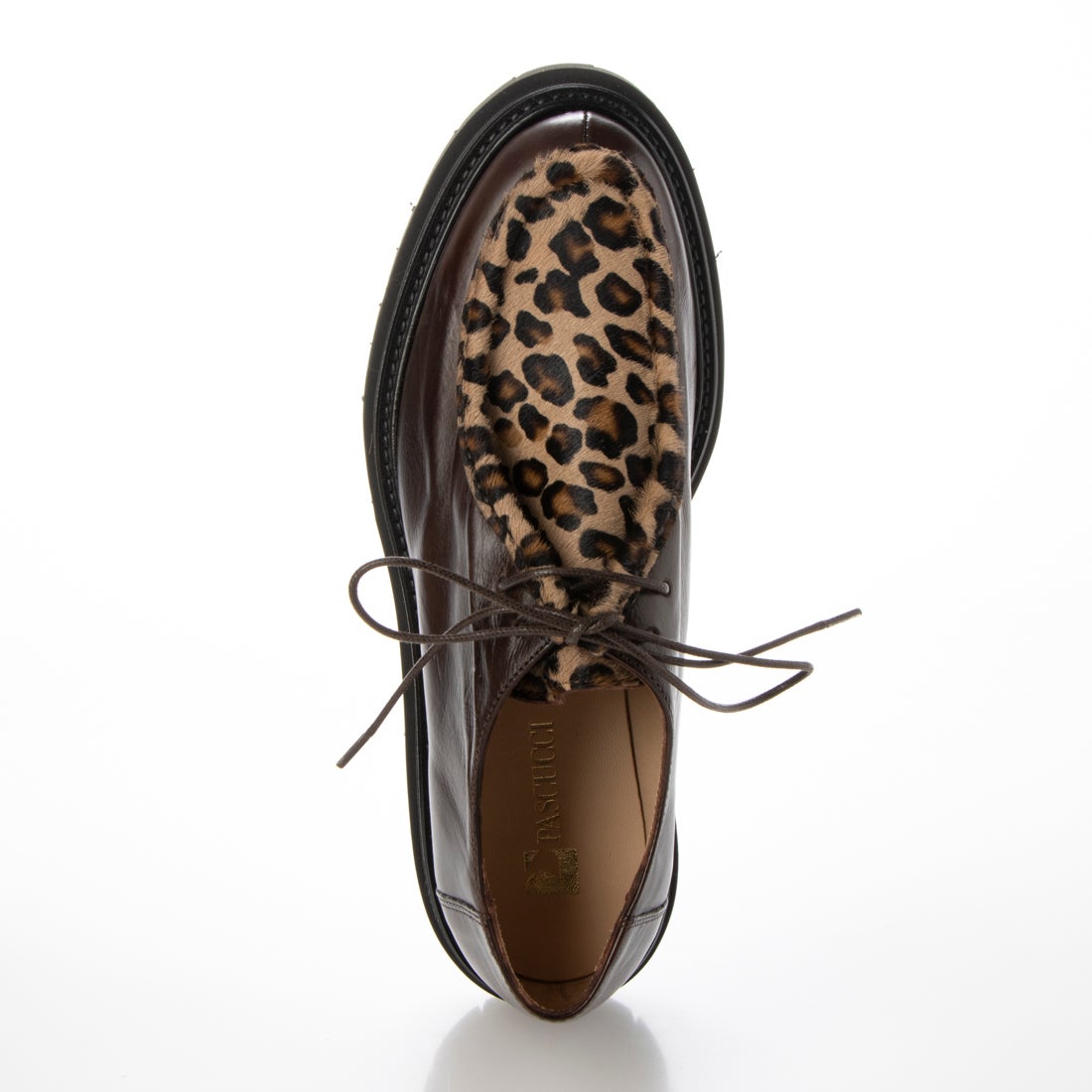 パスクッチ PASCUCCI タンクソールチロリアンシューズ （ダーク