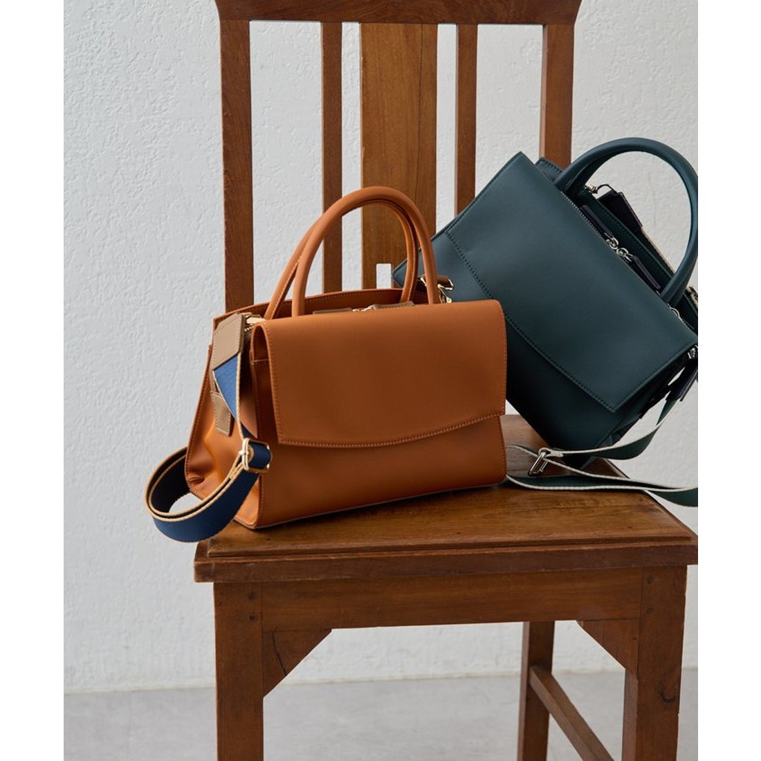 パル PAL 【ear PAPILLONNER】きれいめ撥水トートバッグS （orange