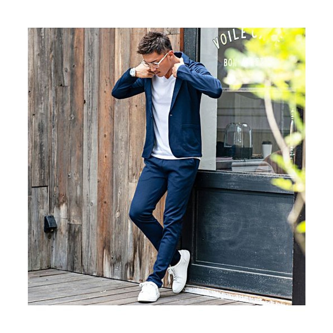 ビッチ Vicci カットテーラードジャケットセットアップ(フルレングス