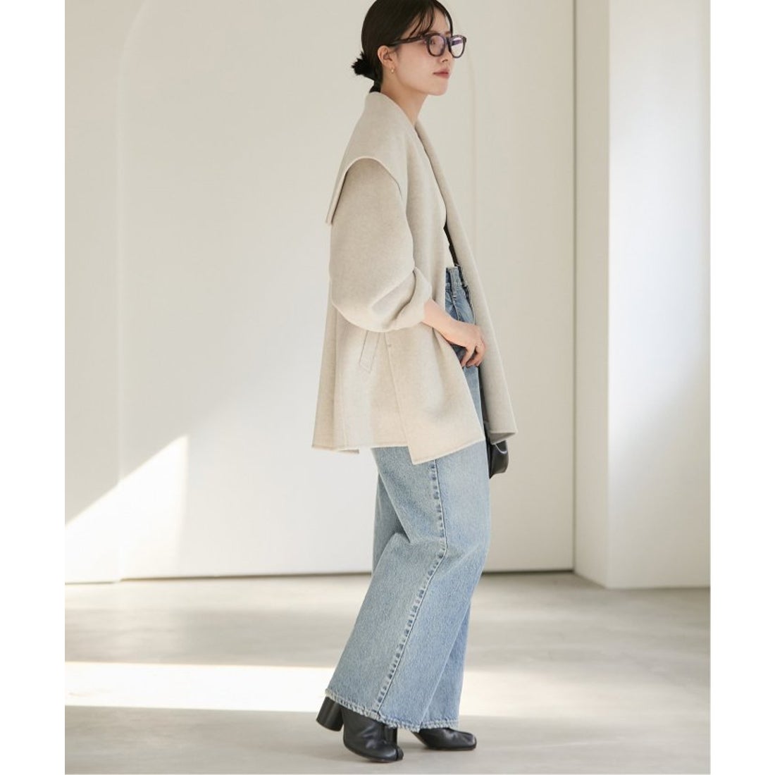 プラージュ Plage 《追加》ハミルトン DRAPE MIDDLE コート （グレーA