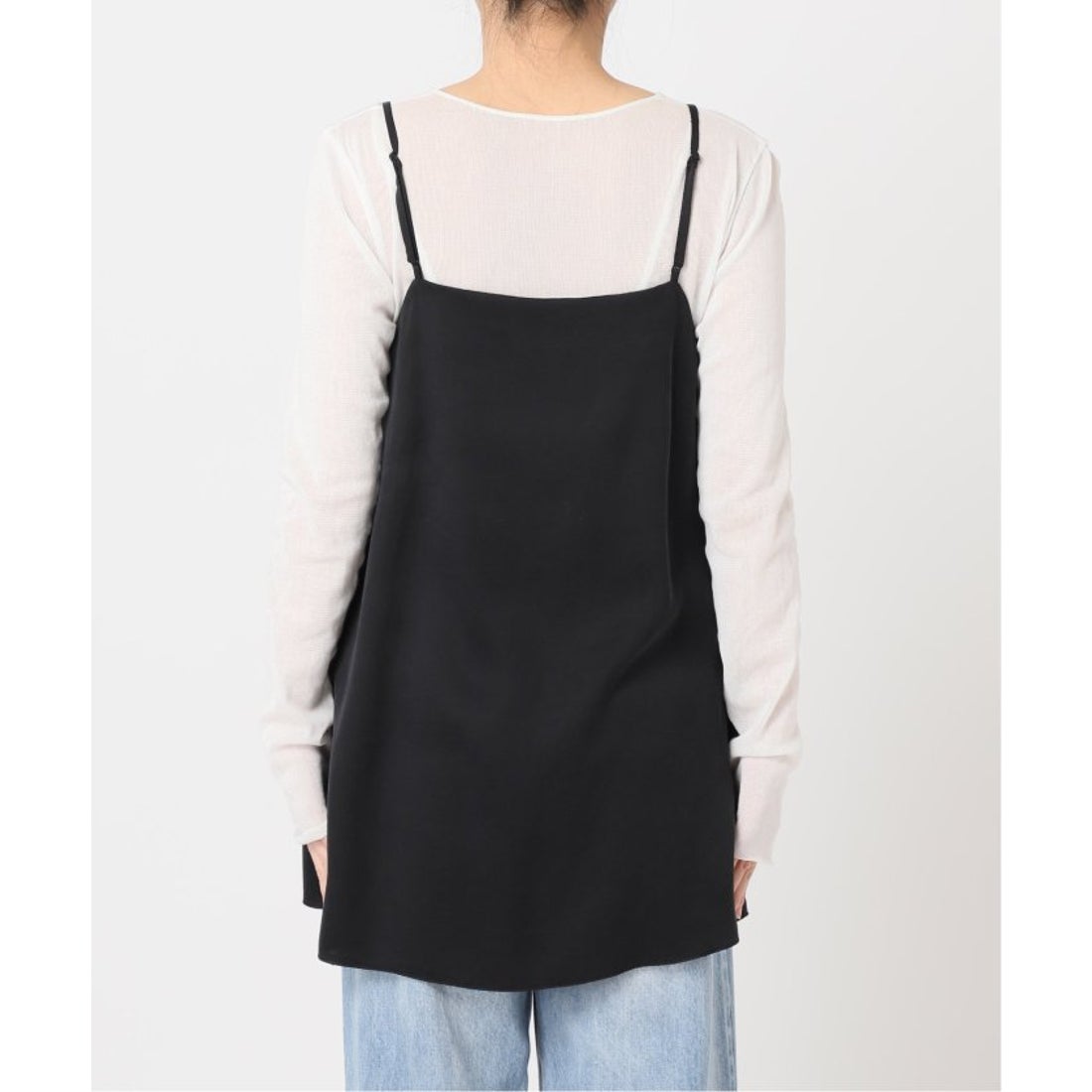 プラージュ Plage 《追加》fibril linen 混 キャミソール （ブラック