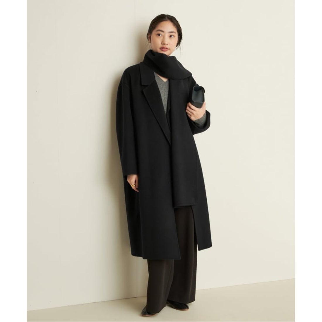 プラージュ Plage 《追加》ハミルトン ストール コート （ブラック