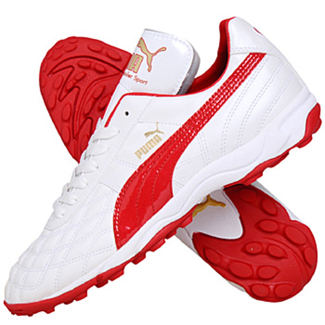 PUMA プーマ レセルバ TT(ホワイト×レッド) 100634 13 サッカー
