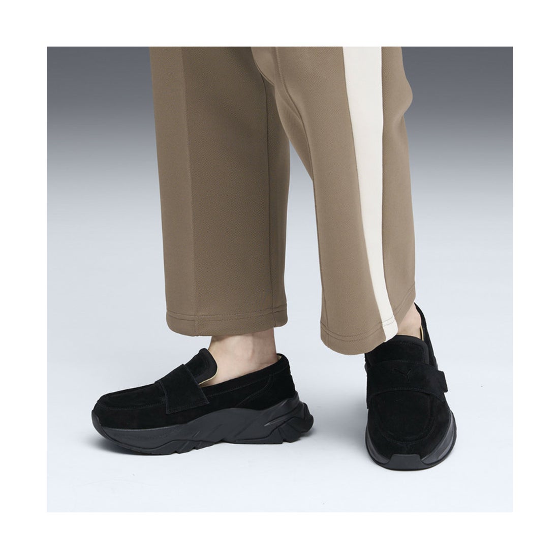 プーマ PUMA ウィメンズ ローファー スウェード （PUMA Black-PUMA