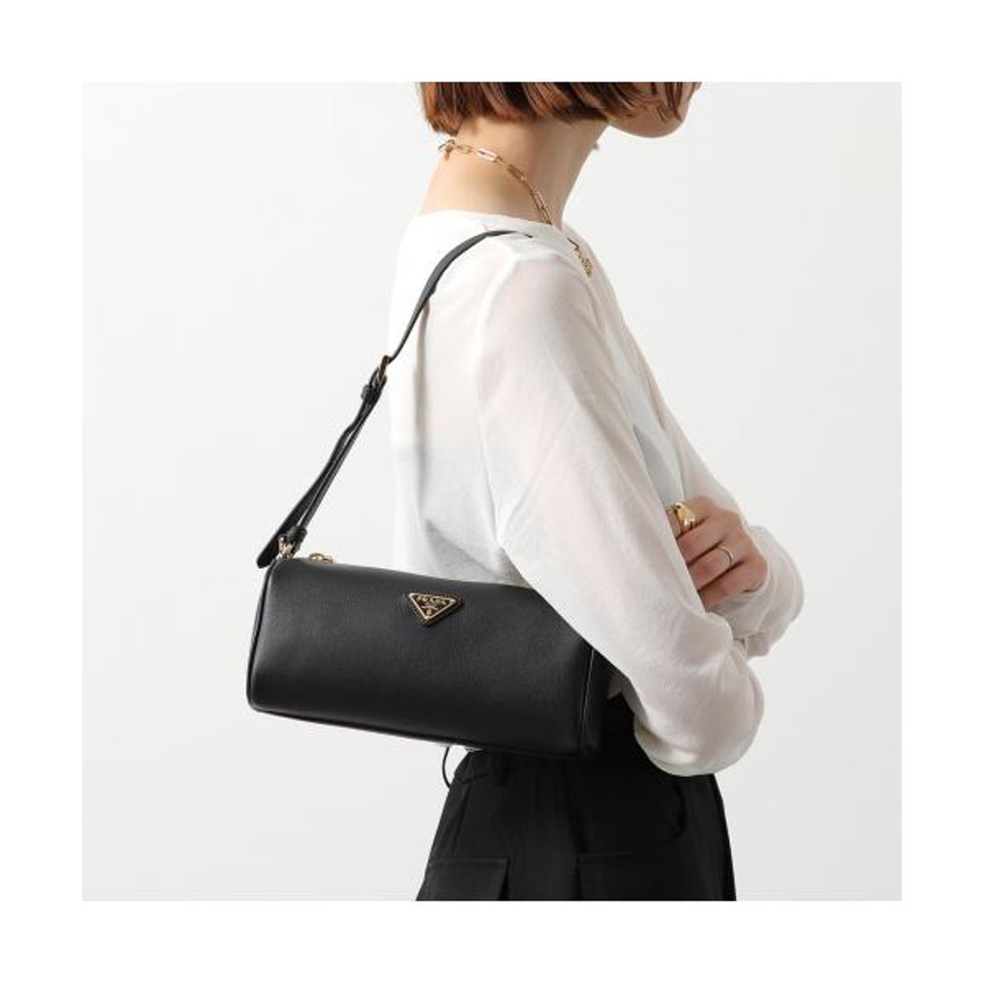 プラダ PRADA PRADA ハンドバッグ 1BC239 2CYS レザー ポーチ （F0002