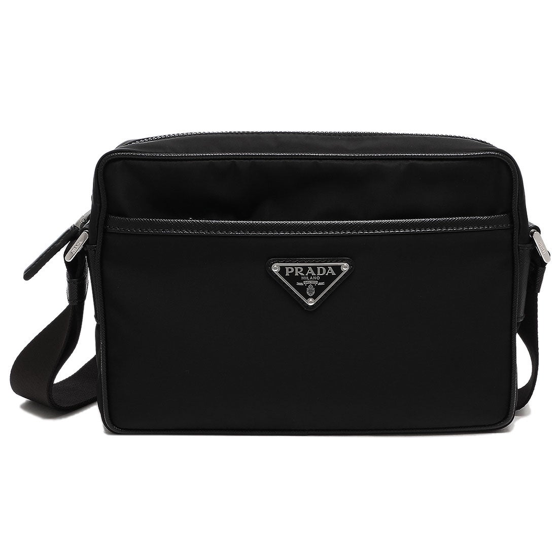 プラダ PRADA ショルダーバッグ リナイロン サフィアーノレザー