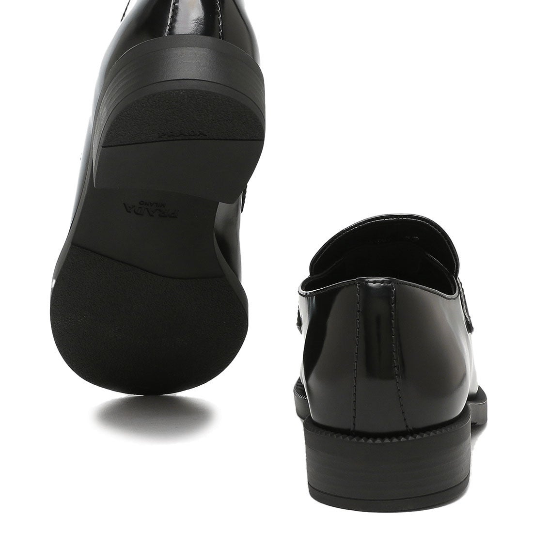 プラダ PRADA ローファー オックスフォード ブラッシュドレザー