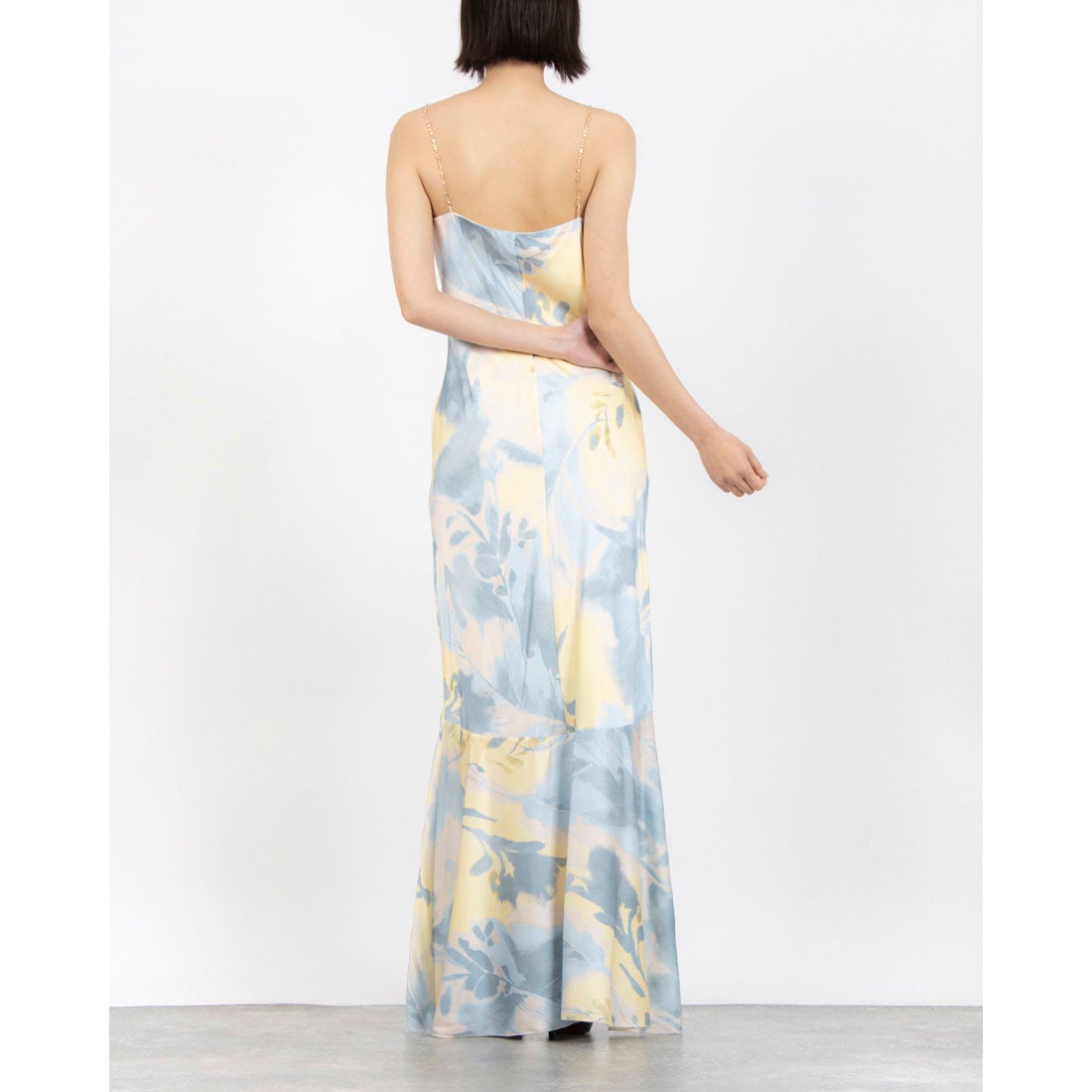 リナシメント RINASCIMENTO 水彩フラワーキャミマキシワンピース （var