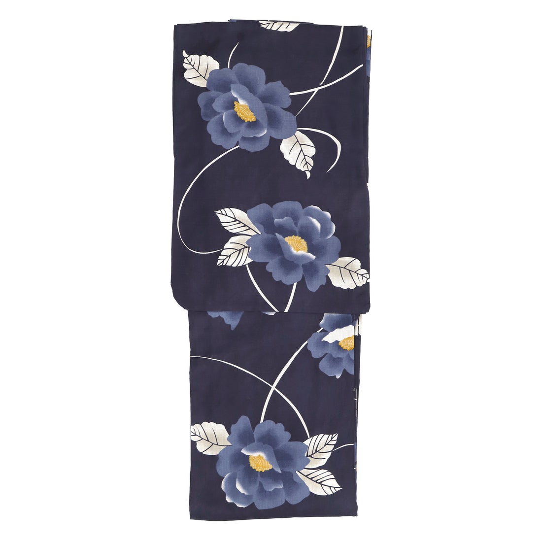 レティカ Retica 浴衣レディース紺地青椿ゆかた2点セット (浴衣+平帯