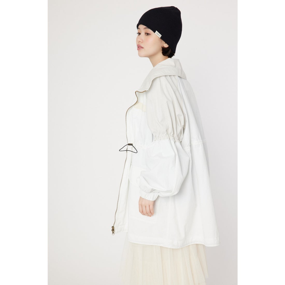 RODEO CROWNS WIDE BOWL スタンドネックモッズコート BLK