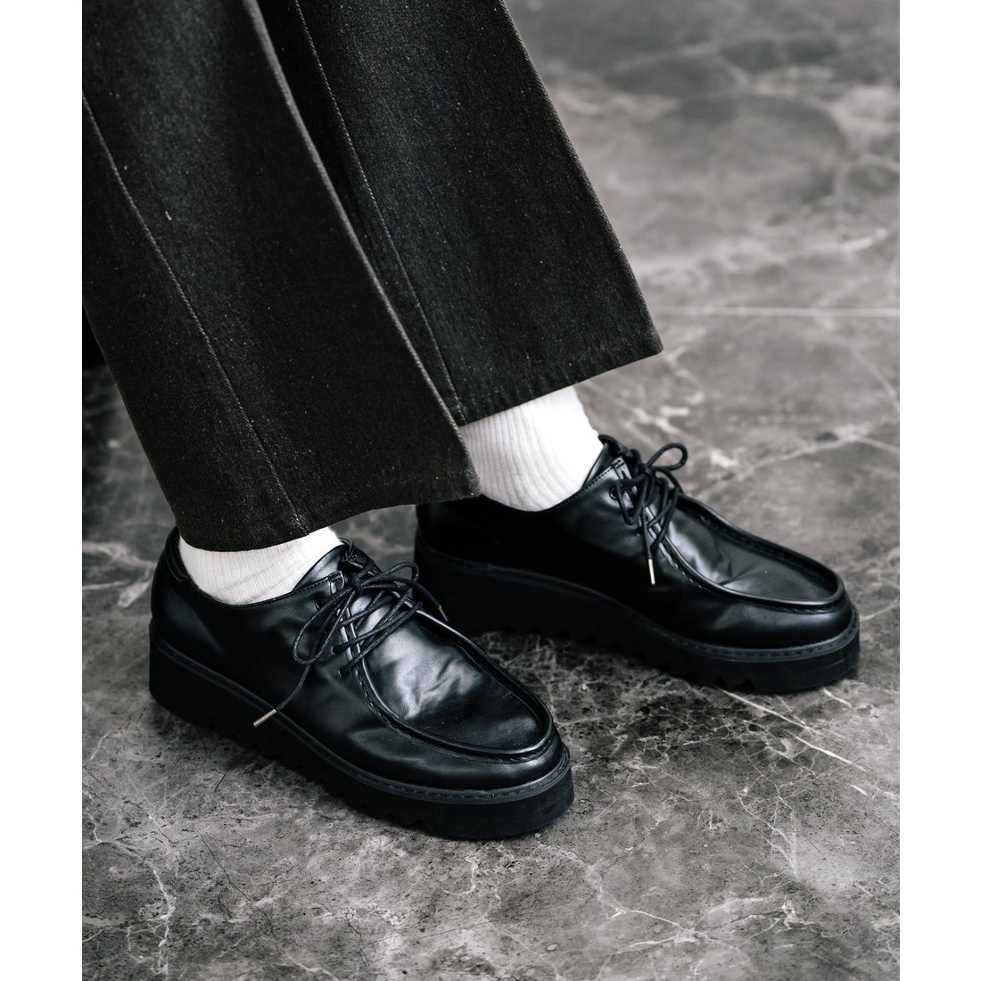 ロッキーモンロー Rocky Monroe ドレスシューズ 革靴 厚底 メンズ