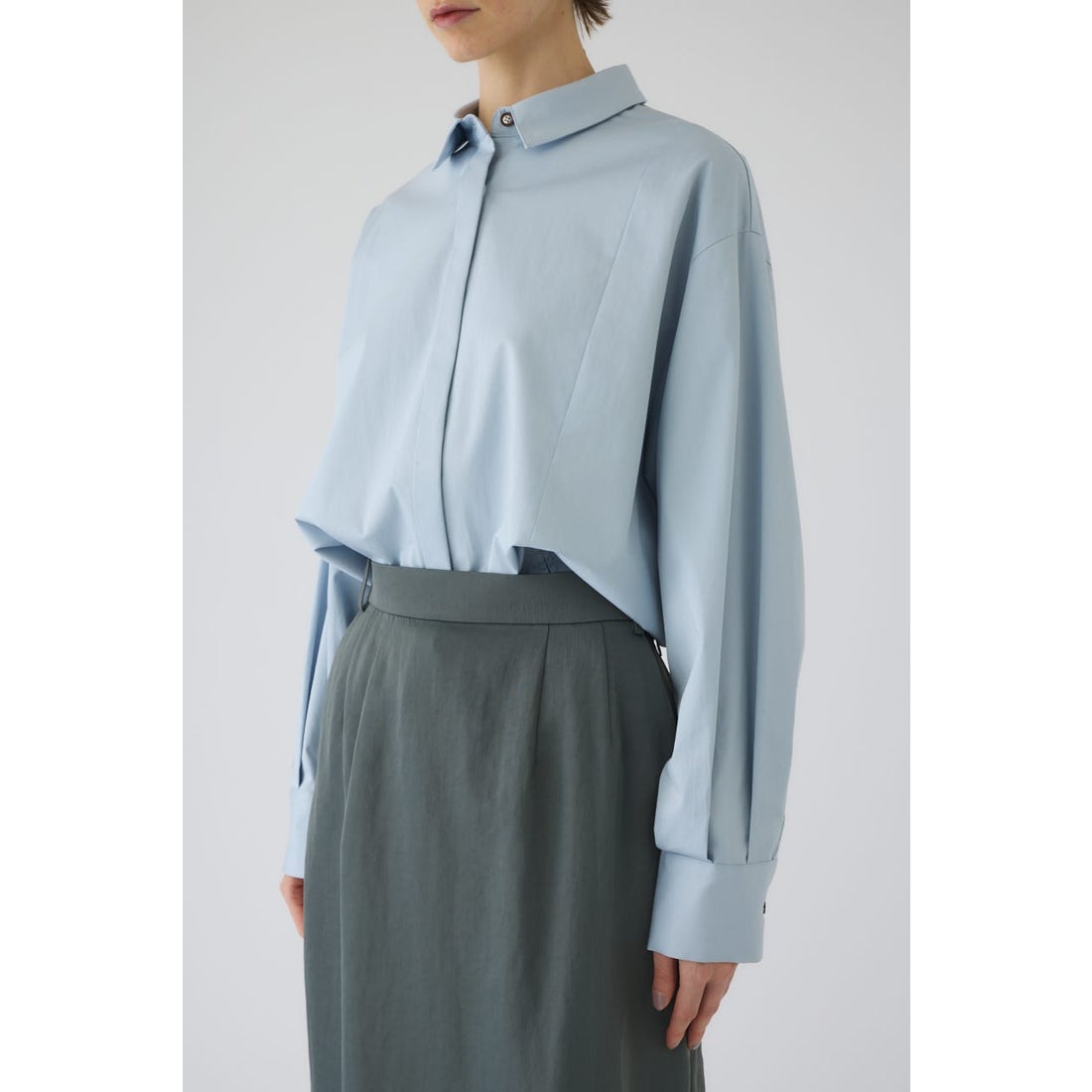 リムアーク RIM.ARK Oversized asymmetry SH （C.GRY） - ファッション